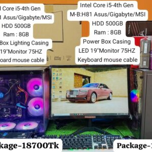 NEW - Core i5 4TH (500GB/8GB) 19'' LED Monitor